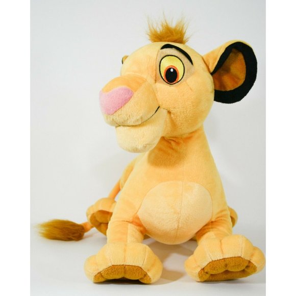 Vintage Disney Hasbro The Lion King Simba Cub Plush 20" Large Stuffed Animal Toy - Picture 3 of 8
